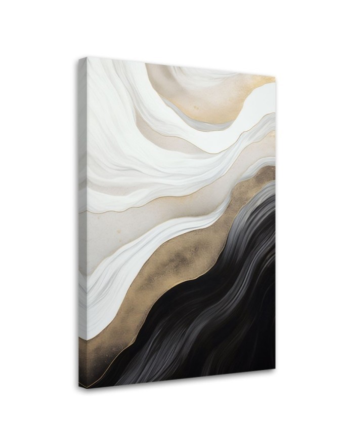 Leinwandbild - Gewellte Komposition | Feeby