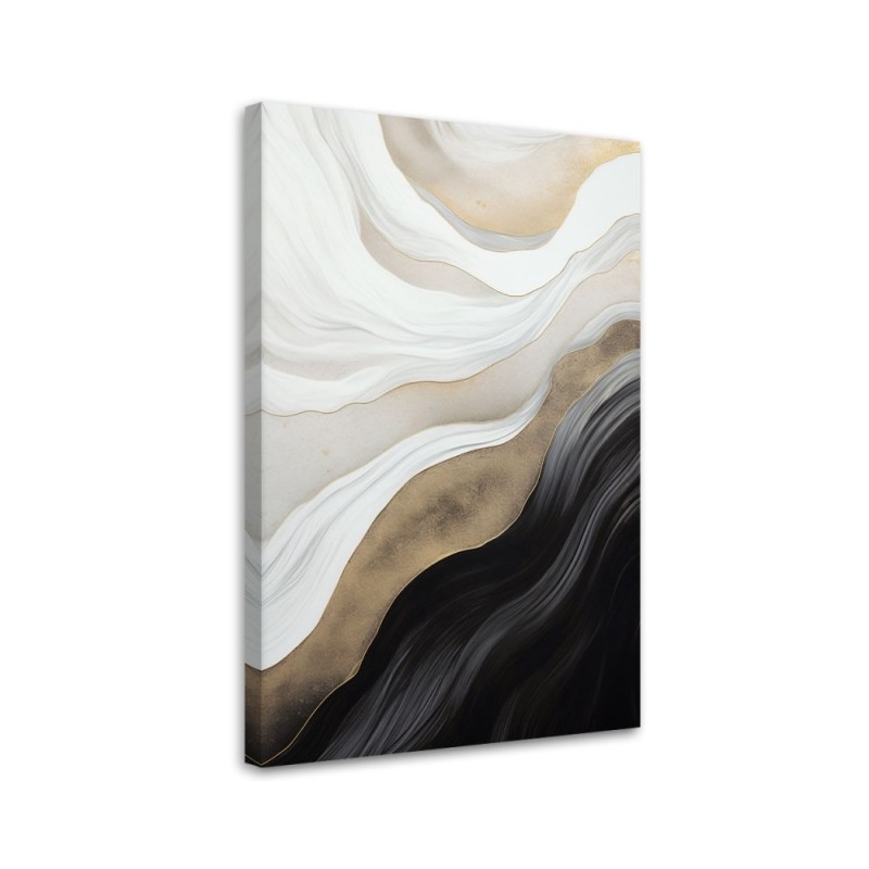 Leinwandbild - Gewellte Komposition | Feeby