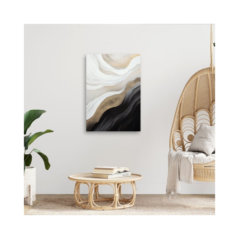 Leinwandbild - Gewellte Komposition | Feeby