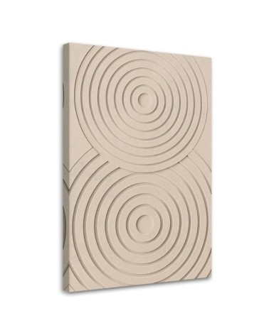 Canvas painting - Sand circles | FEEBY