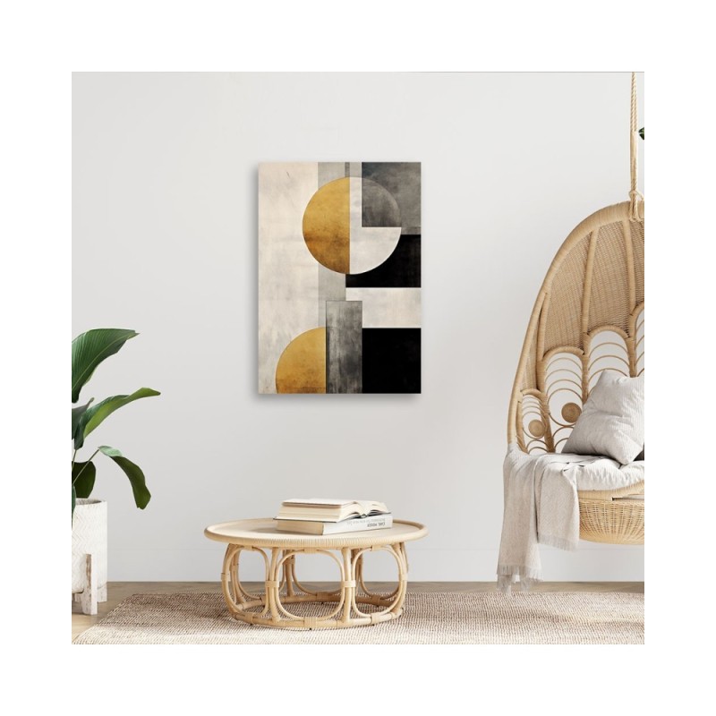 Leinwandbild - Geometrisches Muster | Feeby