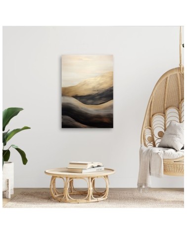 Bild auf Leinwand - Goldene Wellen | Feeby