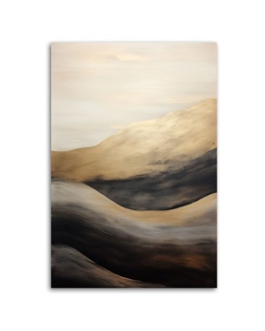 Bild auf Leinwand - Goldene Wellen | Feeby