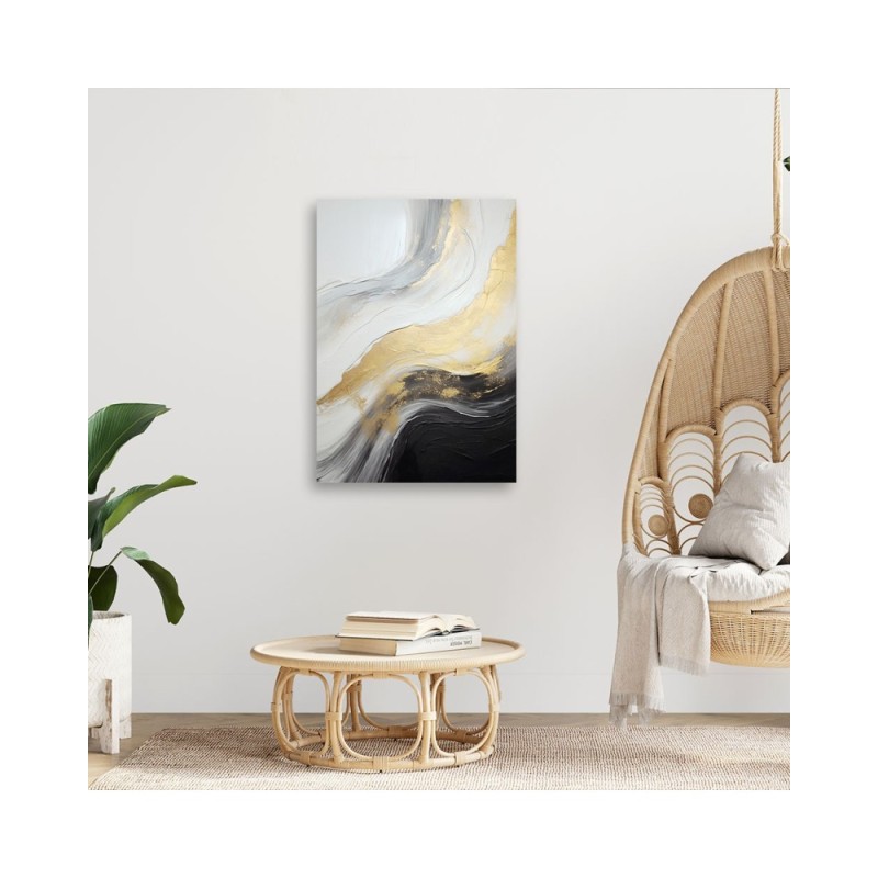 Obraz do salonu - Abstrakcyjny marmur | Feeby.pl
