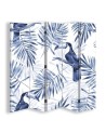 Practical room divider - Blue toucans | FEEBY