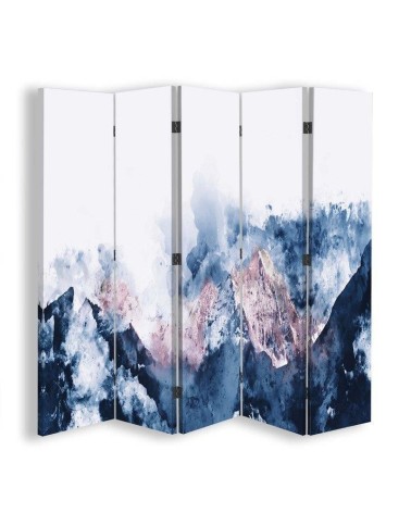 Decorative screen - Snowy peaks in clouds | FEEBY