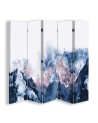 Decorative screen - Snowy peaks in clouds | FEEBY