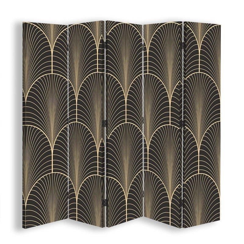 Parawan Geometryczna abstrakcja w stylu glamour - feeby.pl