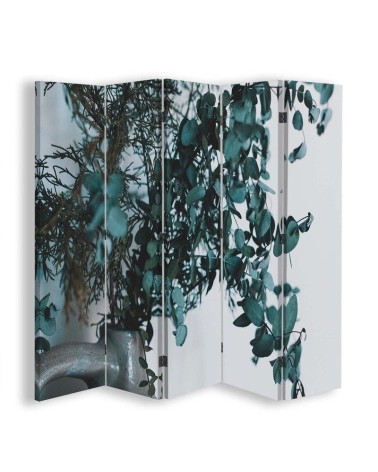 Decorative partition screen - Green plant in a vase | FEEBY