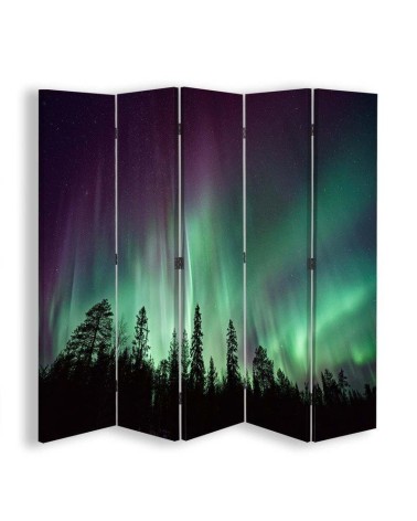 Rotating screen - Aurora above the forest | FEEBY