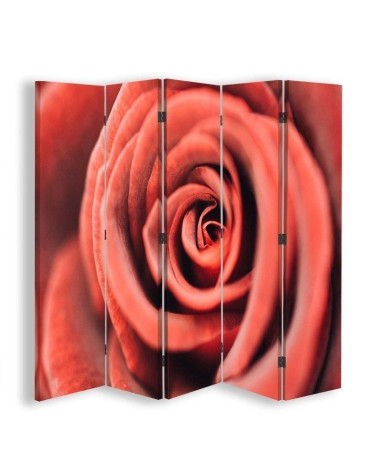 Room divider screen - Rose flower in macro scale | FEEBY
