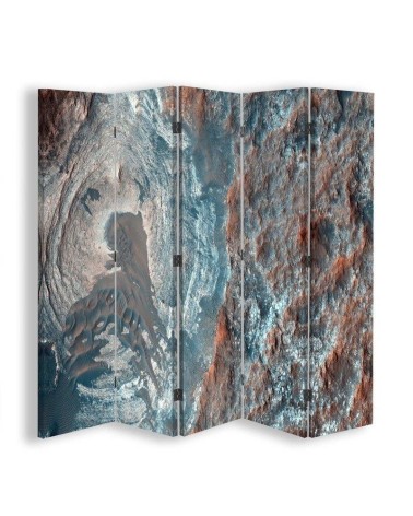 Double-sided screen - Abstract landscape from bird's eye view | FEEBY