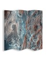 Double-sided screen - Abstract landscape from bird's eye view | FEEBY