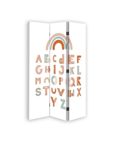 Children's room divider - Alphabet with rainbow | FEEBY
