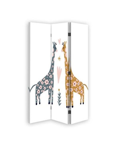 Children's room divider - Colourful giraffes | FEEBY