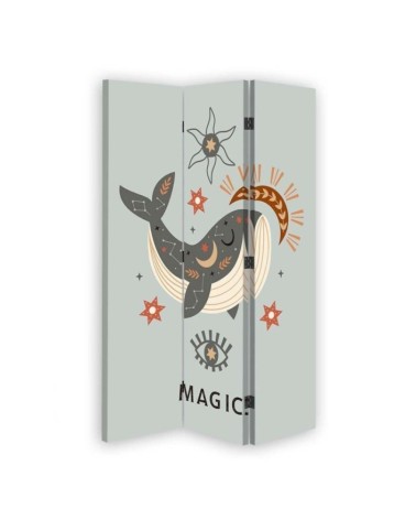 Children's room divider - Magic whale | FEEBY