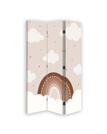 Children's room divider - Clouds over the rainbow | FEEBY