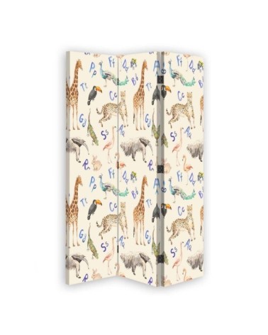 Children's room divider - Letters and animals | FEEBY