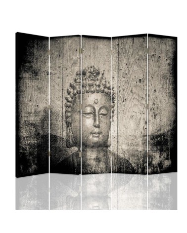 room divider - Buddha image in grey | FEEBY