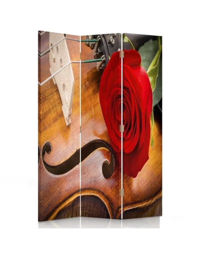 Decorative screen - Rose on violin | FEEBY