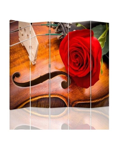 Decorative screen - Rose on violin | FEEBY