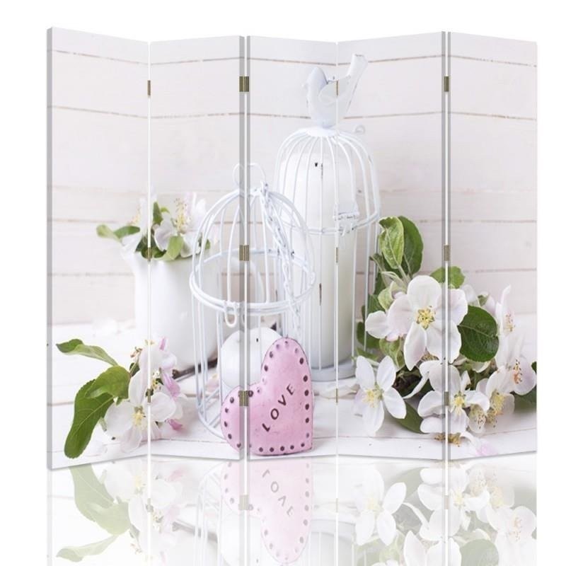 Decorative room divider - Composition with a heart | FEEBY