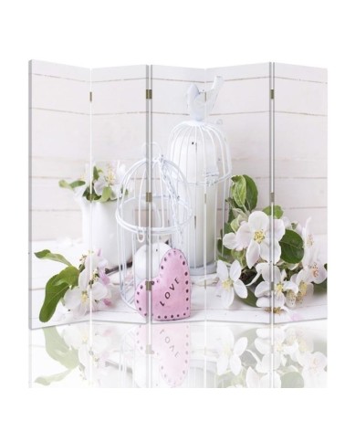 Decorative room divider - Composition with a heart | FEEBY