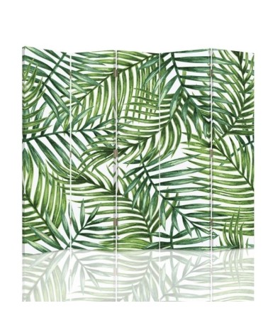 Modern living room divider - Palm leaf composition | FEEBY