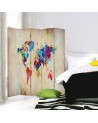 Modern screen - Coloured world map | FEEBY