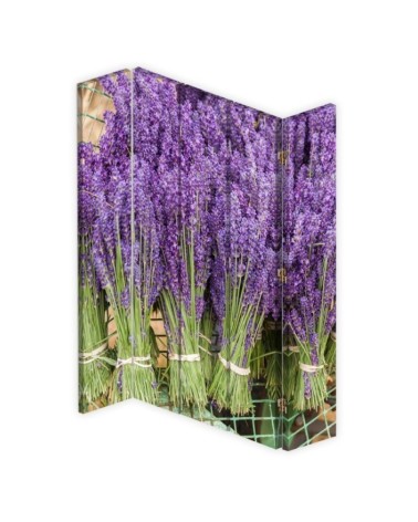 Decorative room divider - Lavender bouquets | FEEBY