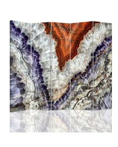Double-sided folding screen - Mineral structure | FEEBY