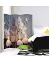 Parawan Budda w blasku świec - feeby.pl