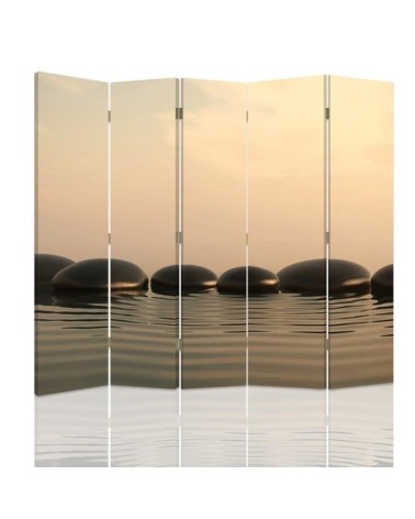 room divider - Grey composition of zen stones | FEEBY