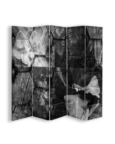 Double-sided room divider - Grey mystery | FEEBY