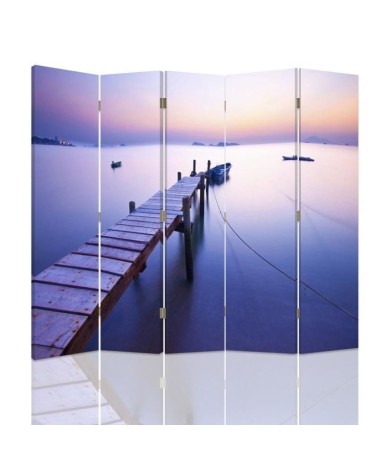 Living room divider - Sunrise on the coast | FEEBY