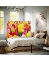 Multipart screen - Multicoloured tulips | FEEBY