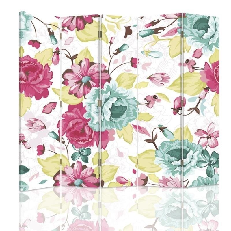 Parawan Vintage flowers - feeby.pl
