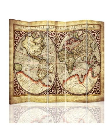 Decorative screen - Old world map | FEEBY