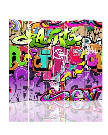 Parawan Abstrakcja z graffiti - feeby.pl