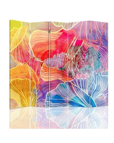 Practical screen - Abstraction with petals | FEEBY
