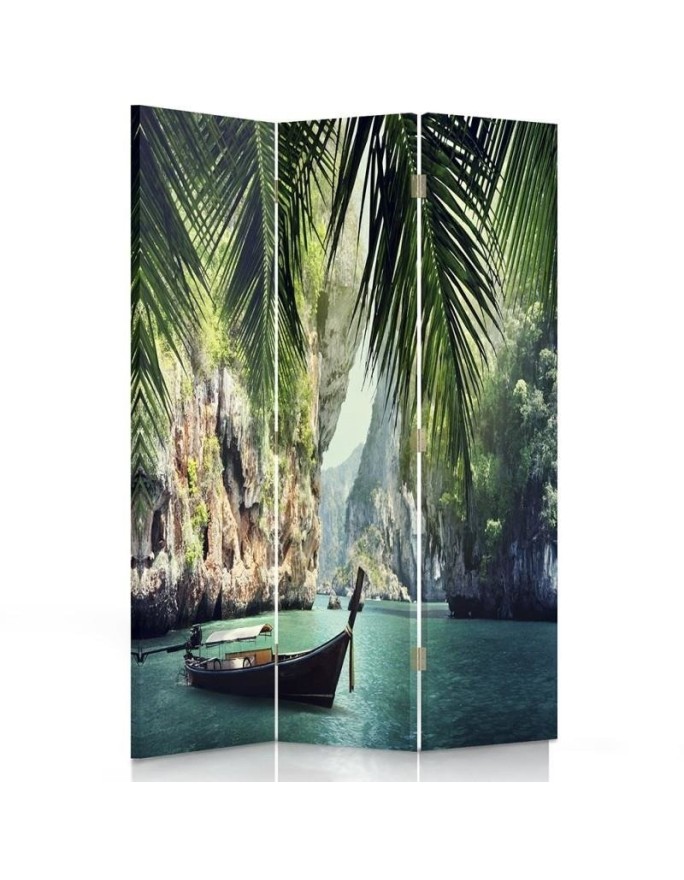 Bathroom divider - Boat in the tropics | FEEBY