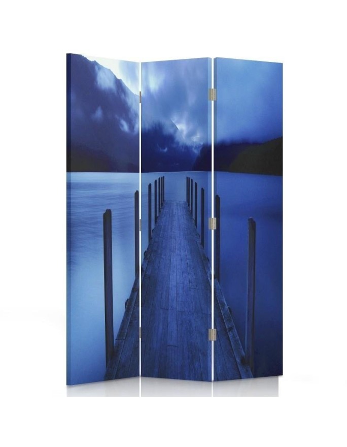 Practical bedroom divider - Blue bridge | FEEBY