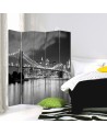 Parawan Brooklyn Bridge nocą - feeby.pl