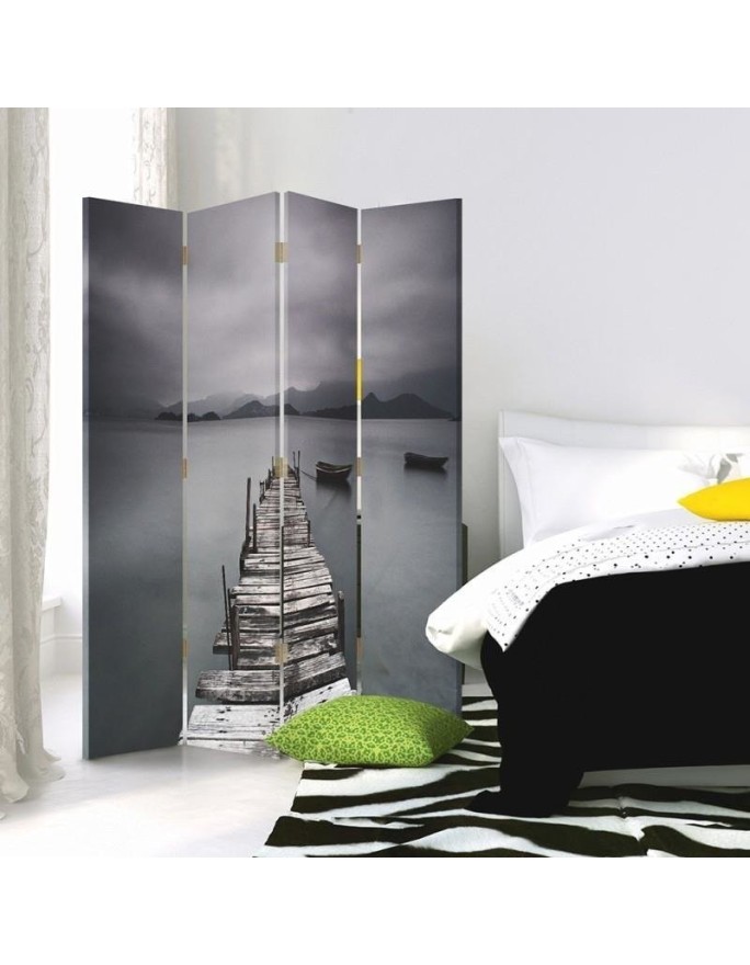 Bedroom divider - Platform in grey | FEEBY