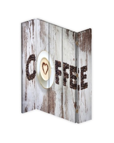 Kitchen screen - Coffee inscription made from coffee beans | FEEBY