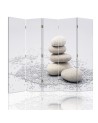 Parawan do spa Kamienie Zen Biały  - feeby.pl