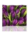 Rotating screen - Purple tulips | FEEBY
