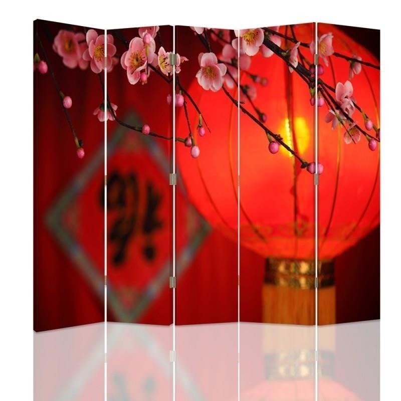 Parawan Japoński lampion - feeby.pl