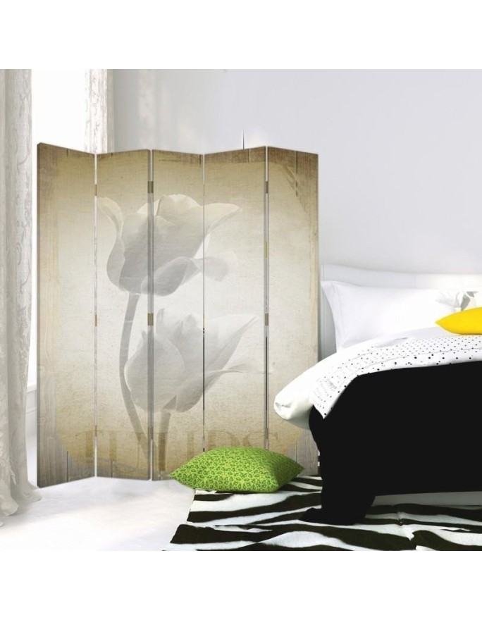 Parawan Tulipany w stylu retro - feeby.pl