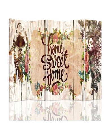 Bedroom divider - Home Sweet Home lettering | FEEBY